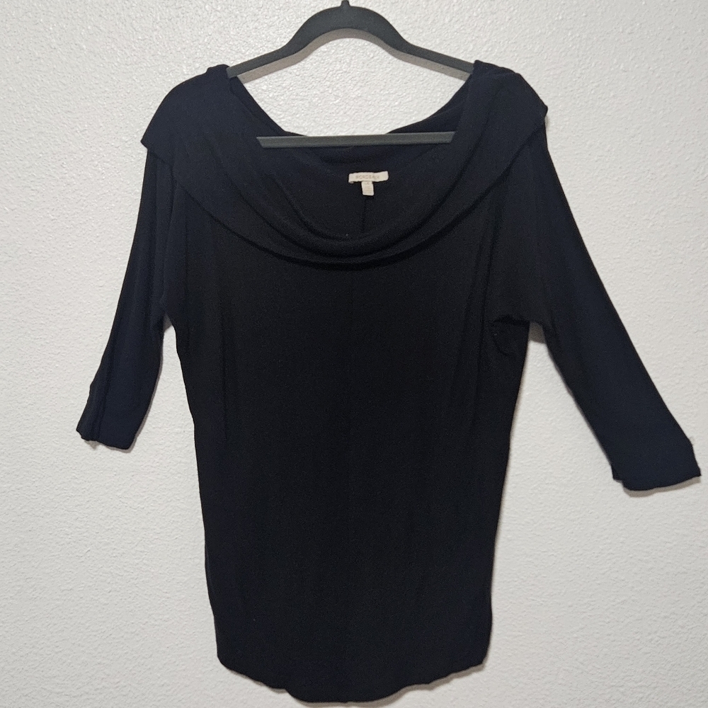Bordeaux cowl neck sweater size large